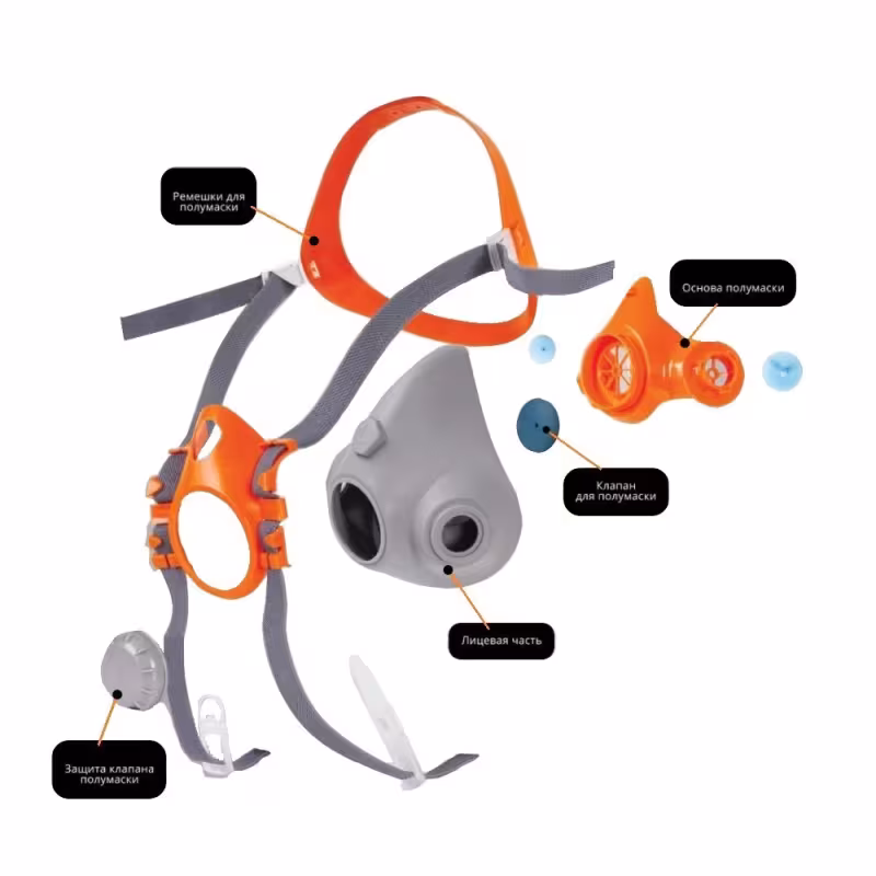 Респиратор Jeta Safety J-SET 6500, размер M (фильтры в комплекте)