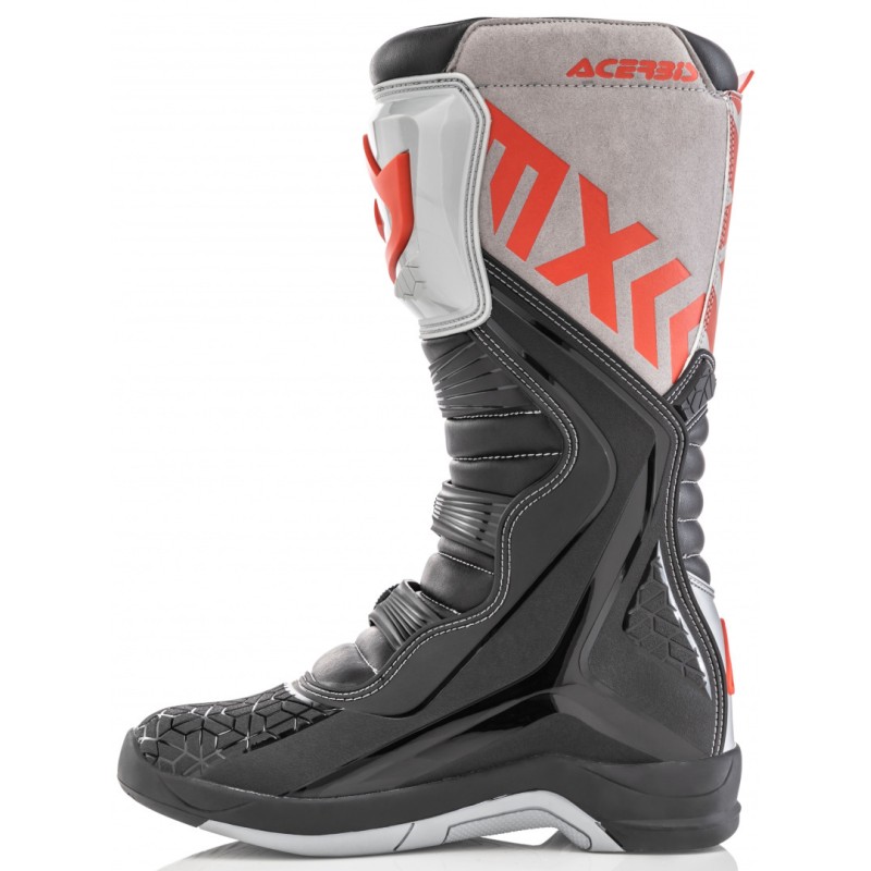 Мотоботы кроссовые Acerbis X-Team Boots Black/Grey, черный/серый, размер 44