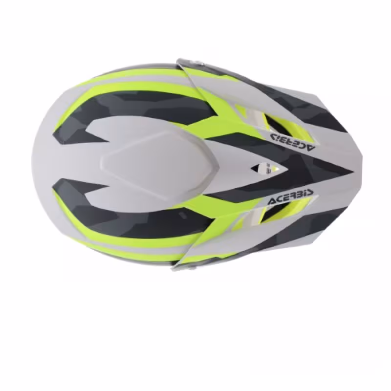 Мотошлем Acerbis Profile 4, желтый/белый, размер XL