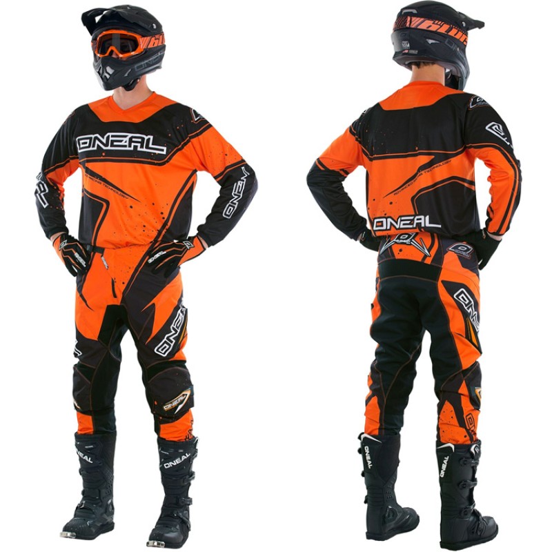 Мотокостюм мужской O'neal Element Racewear, полиэстер, оранжевый, размер M