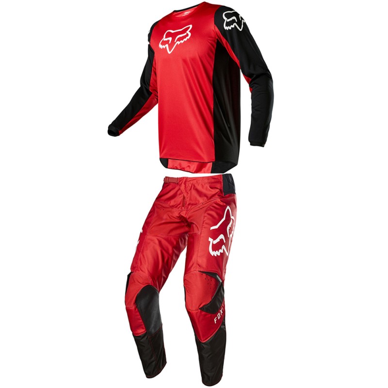 Мотокостюм мужской Fox Racing 180 Prix, полиэстер, красный/черный, размер S