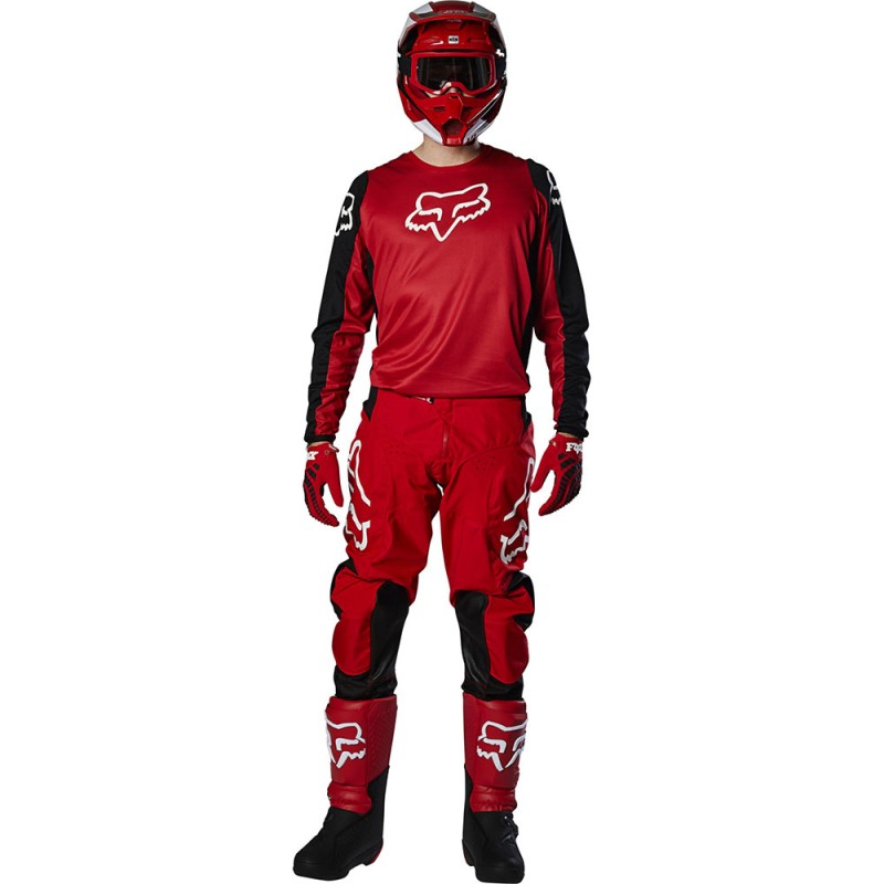 Мотокостюм мужской Fox Racing 180 Prix, полиэстер, красный/черный, размер M