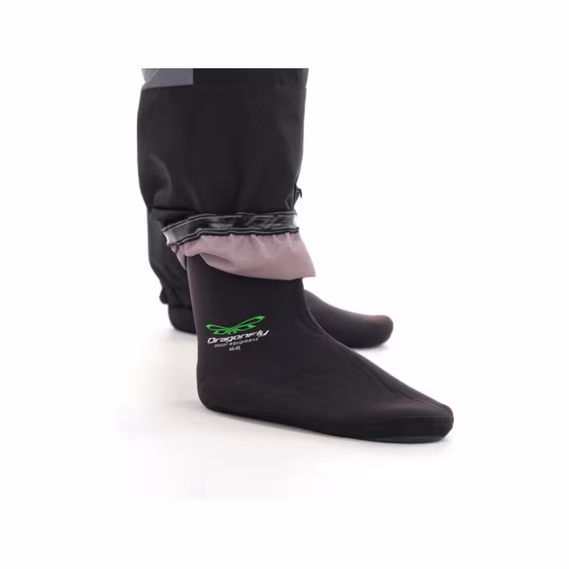 Полукомбинезон-вейдерсы мембранные Dragonfly Quad Pro Grey Black, размер XL