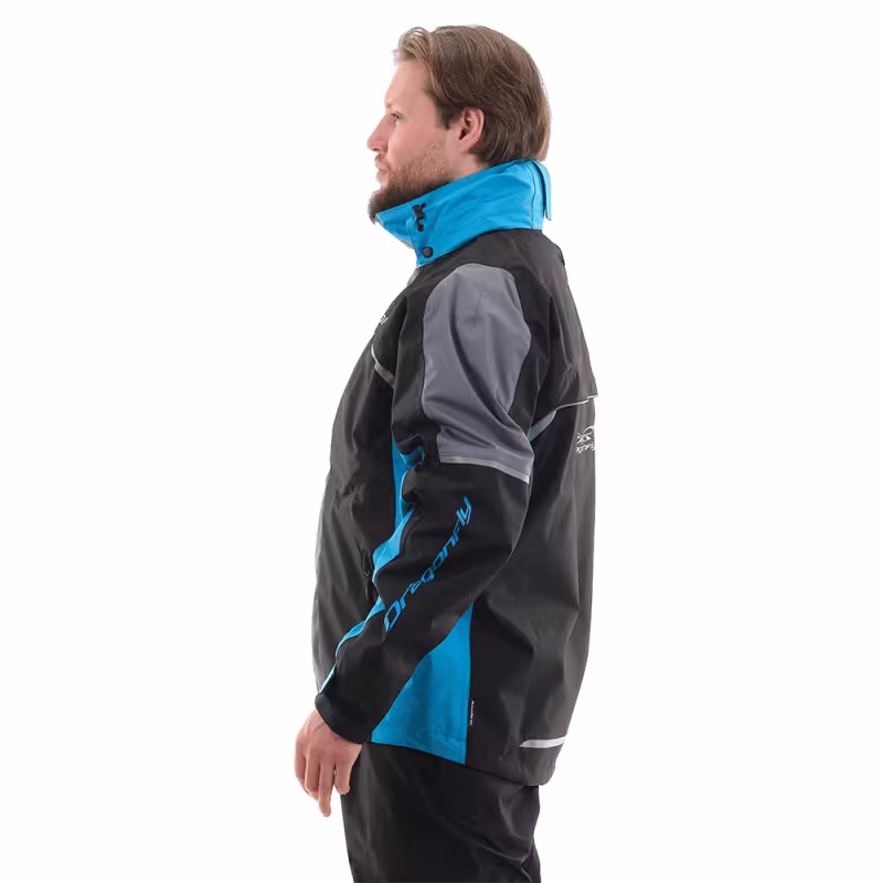 Куртка мужская Dragonfly Quad PRO, синий/черный, размер M, 176 см