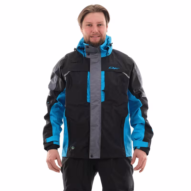 Куртка мужская Dragonfly Quad PRO, синий/черный, размер L, 182 см