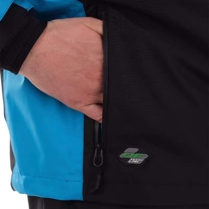 Куртка мужская Dragonfly Quad PRO, синий/черный, размер L, 182 см