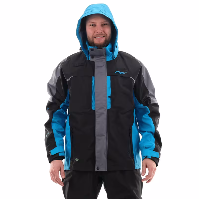 Куртка мужская Dragonfly Quad PRO, синий/черный, размер XL, 188 см