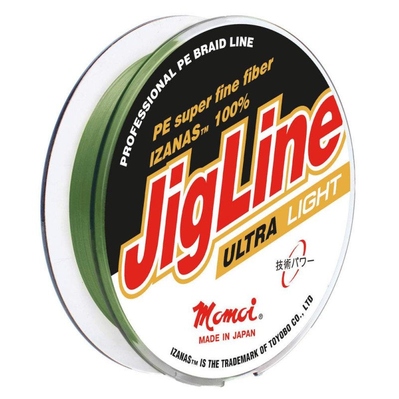 Шнур плетеный Momoi JigLine Ultra Light 0.04 мм, 2.4 кг, 100 м