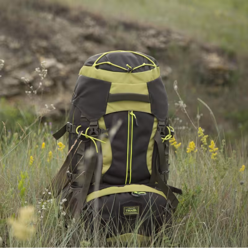 Рюкзак трекинговый Aquatic Р-75+10С  80 литров, хаки