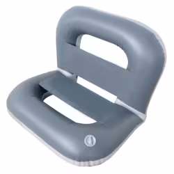 Кресло надувное № 1 Badger, серый