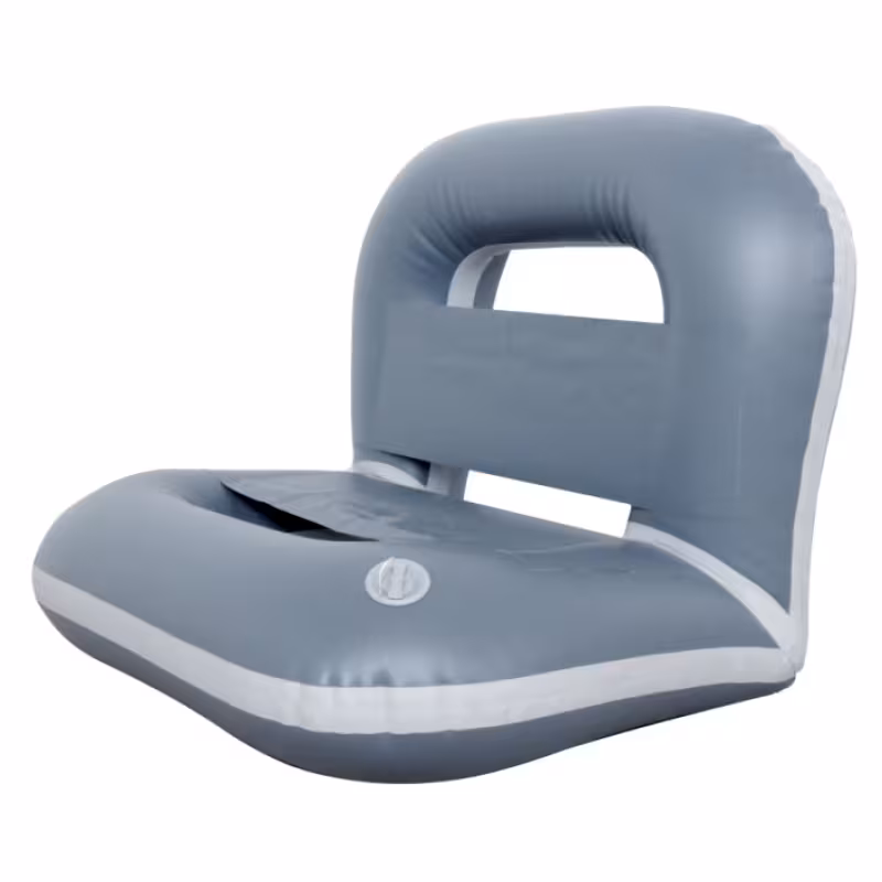 Кресло надувное № 1 Badger, серый