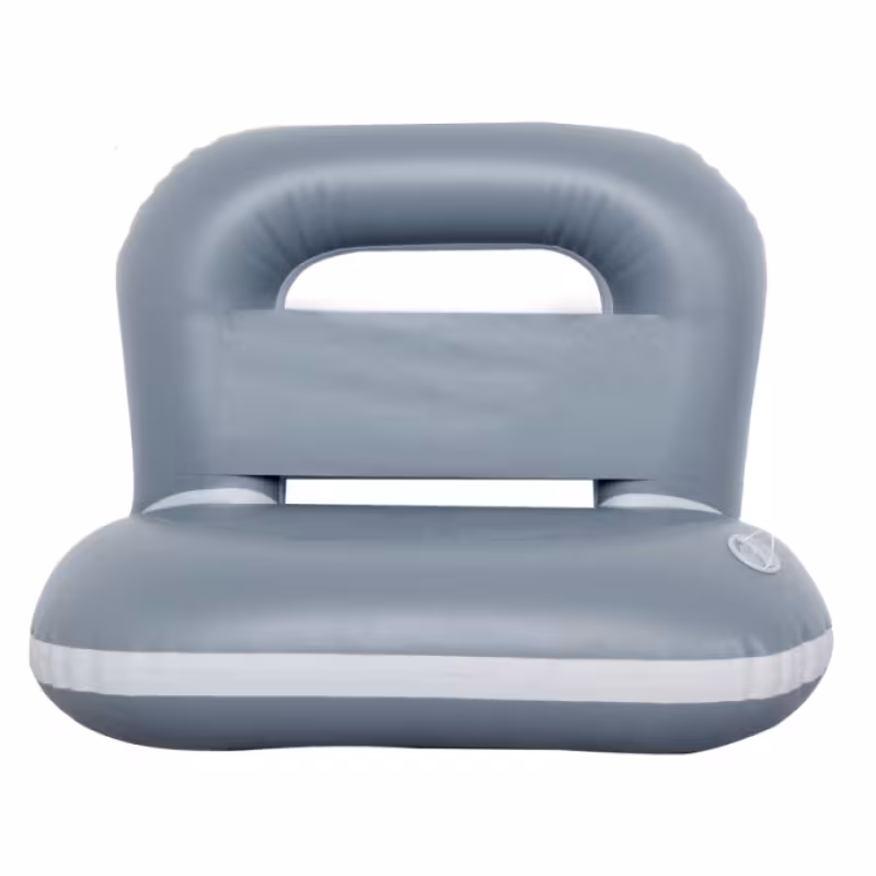 Кресло надувное № 1 Badger, серый