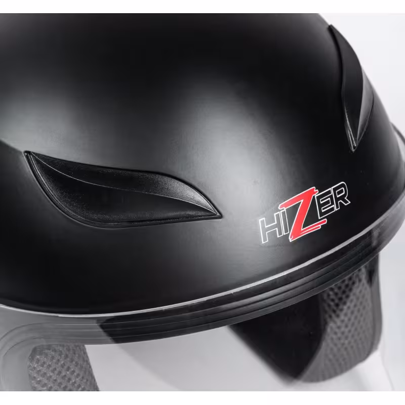 Мотошлем Hizer 226, матовый черный, размер L