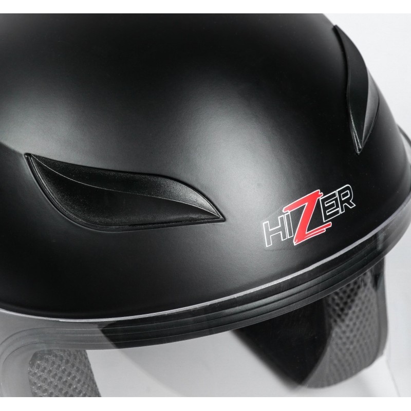 Мотошлем Hizer 226, матовый черный, размер L