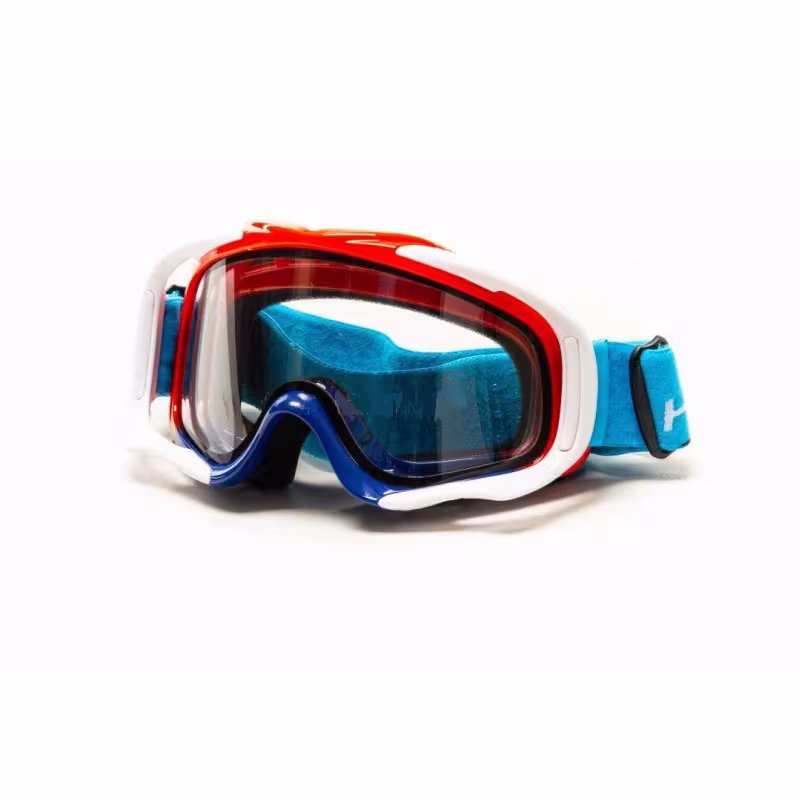 Мотоочки Hizer #8, разноцветный/прозрачный (двойное стекло)