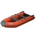 Надувная лодка ПВХ Flinc FT320K, пайол фанерный, оранжевый/графит