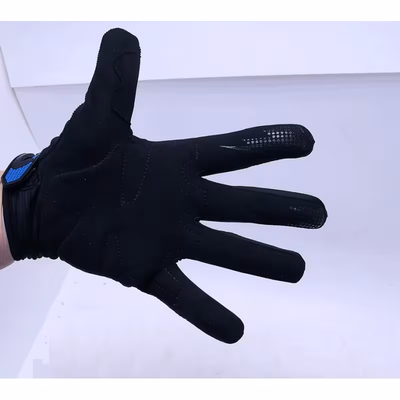 Мотоперчатки Fox GL1 Black/blue, черный/синий, размер M