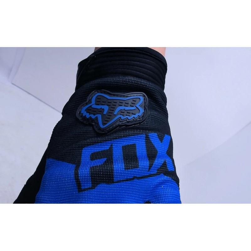 Мотоперчатки Fox GL1 Black/blue, черный/синий, размер M