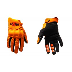 Мотоперчатки Hizer #4, кожа/полиэстер, оранжевый, размер L