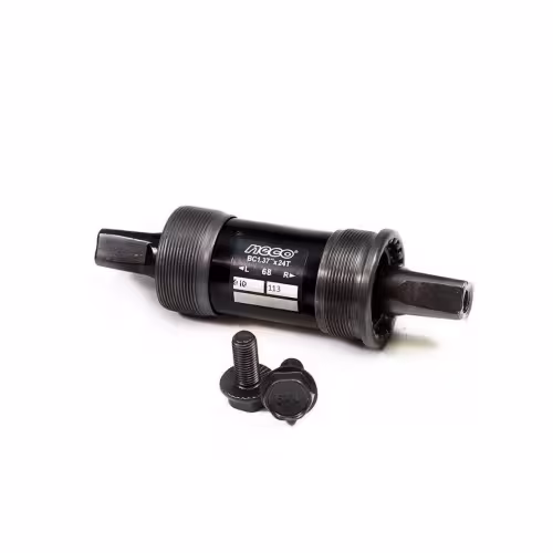 Каретка-картридж NECO B-910, промподшипники, чашки стальные, SQR, 68 мм, 113 мм