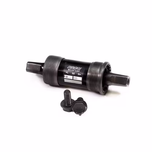 Каретка-картридж NECO B-910, промподшипники, чашки стальные, SQR, 68 мм, 115 мм