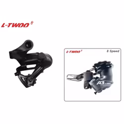 Переключатель задний L-TWOO RD-V4008, 8 скор., крепление (на болт) под петух, GS, A-3