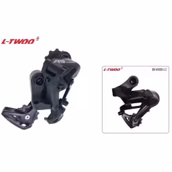 Переключатель задний L-TWOO RD-V4009-L, 9 скор., крепление (на болт) под петух, SGS, A-5