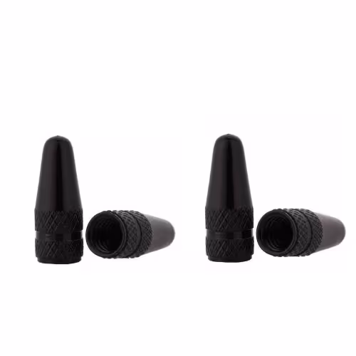 Колпачок на ниппель, Presta, алюминиевый, декоративный (черный)