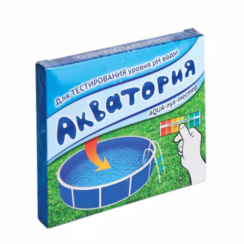 Акватория Alga-пул для тестирования РН воды, 5х2 мл