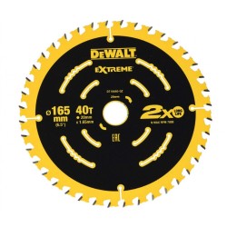 Диск пильный по дереву DeWALT Extreme DT10640-QZ, 165х1,65х20 мм