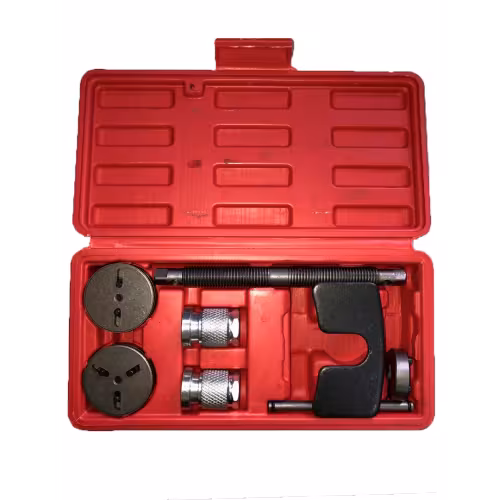 Набор приспособлений для разжатия тормозных цилиндров АвтомTool 50200, 7 предметов  