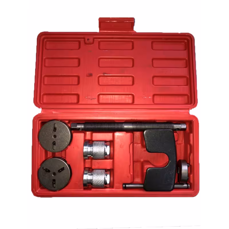 Набор приспособлений для разжатия тормозных цилиндров АвтомTool 50200, 7 предметов  