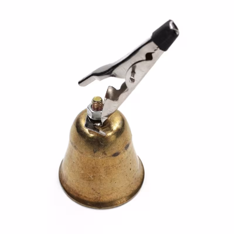 Колокольчик Namazu N-FT-T18 c металлическим зажимом "крокодил" 