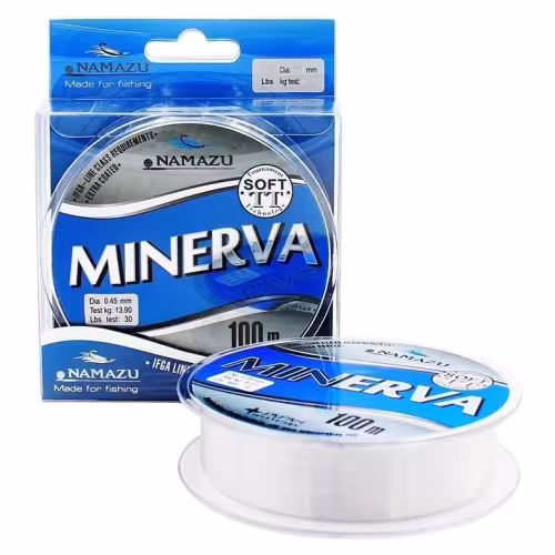 Леска монофильная Namazu Minerva 100 м, 0,22 мм, прозрачная