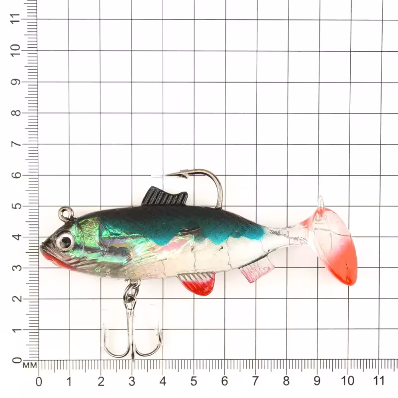 Приманка оснащённая Namazu PVC Carp, L-100 мм, 31 г, цвет 01, 2 штуки