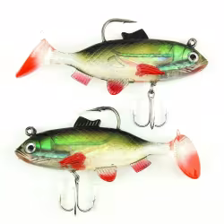 Приманка оснащённая Namazu PVC Carp, L-100 мм, 3 1г, цвет 04, 2 штуки