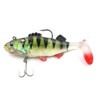 Приманка оснащённая Namazu PVC Perch, L-80 мм, 19 г, цвет 01, 2 штуки