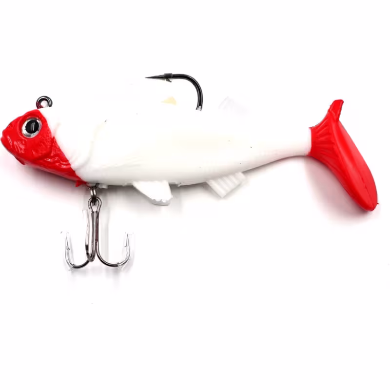 Приманка оснащённая Namazu PVC Perch, L-80 мм, 19 г, цвет 09, 2 штуки