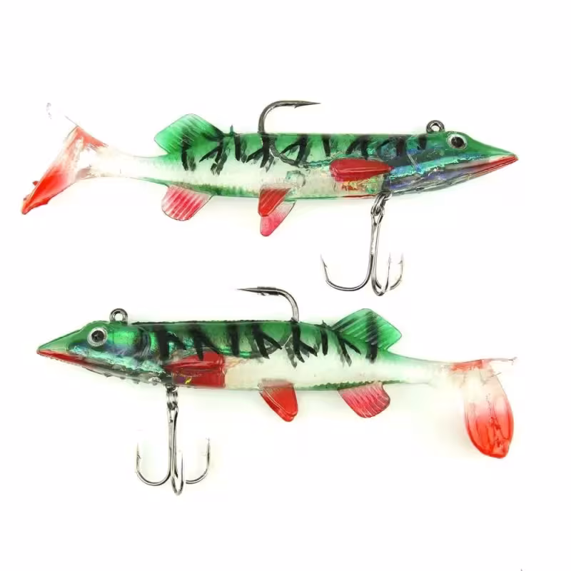 Приманка оснащённая Namazu PVC,  L-140мм, 41г. цвет 04, 2 штуки