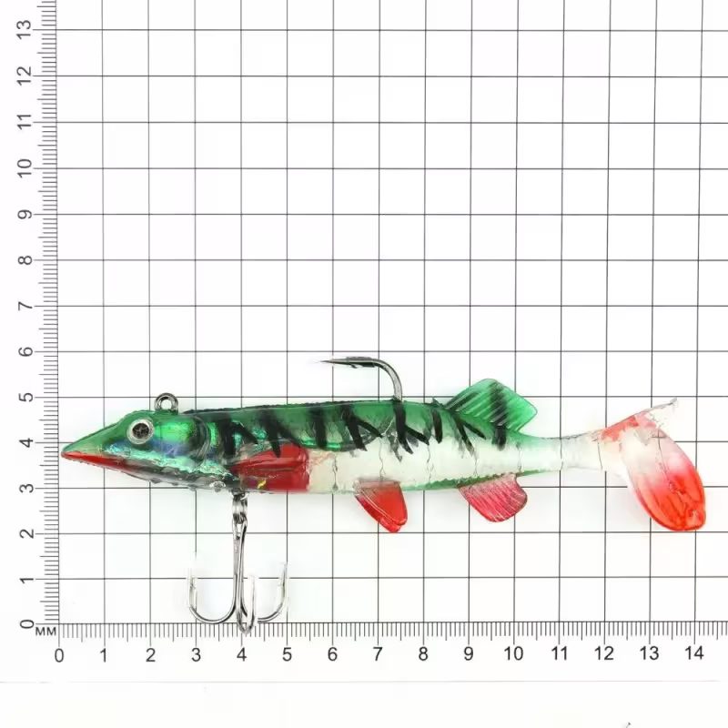 Приманка оснащённая Namazu PVC,  L-140мм, 41г. цвет 04, 2 штуки