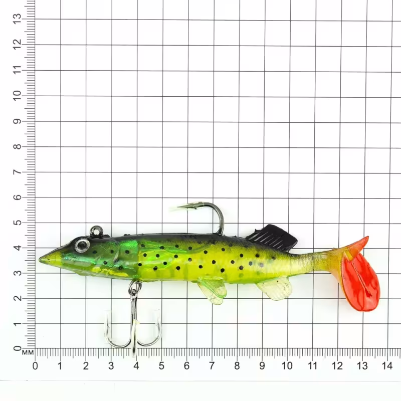 Приманка оснащённая Namazu PVC, L-140 мм, 41 г, цвет 05, 2 штуки