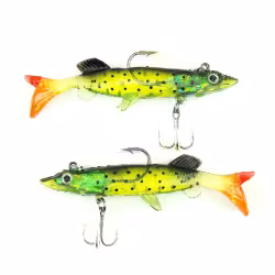 Приманка оснащённая Namazu PVC, L-140 мм, 41 г, цвет 05, 2 штуки