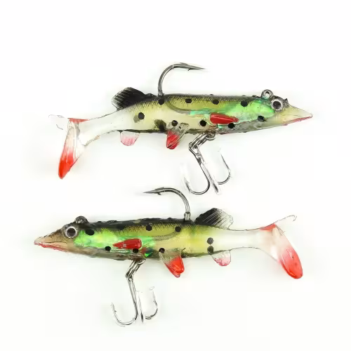 Приманка оснащённая Namazu PVC, L-80 мм, 8 г, цвет 03, 2 штуки