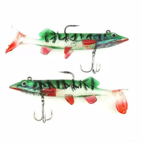 Приманка оснащённая Namazu PVC, L-80мм, 8 г, цвет 04, 2 штуки