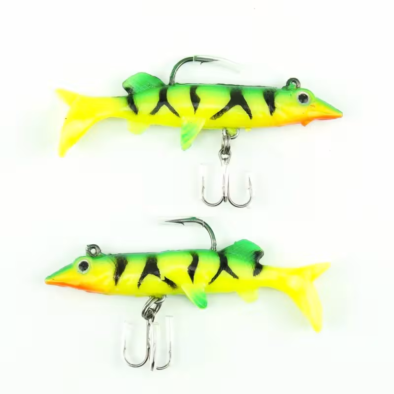 Приманка оснащённая Namazu PVC,  L-80 мм, 8 г, цвет 06, 2 штуки