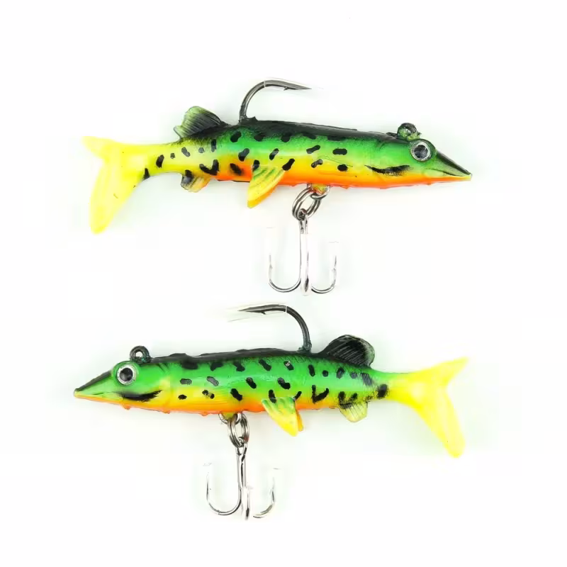 Приманка оснащённая Namazu PVC, L-80 мм, 8 г, цвет 07,  2 штуки