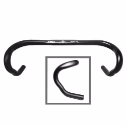 Руль, ROAD, дл. 440 мм, "Бараньи рога", алюминиевый, UNO Kalloy Perfomanced, 26 мм, AL-049 (черн матовый)