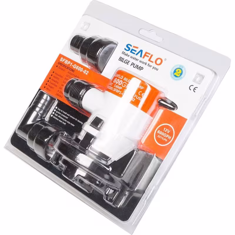 Помпа осушительная SeaFlo, 37 л/мин