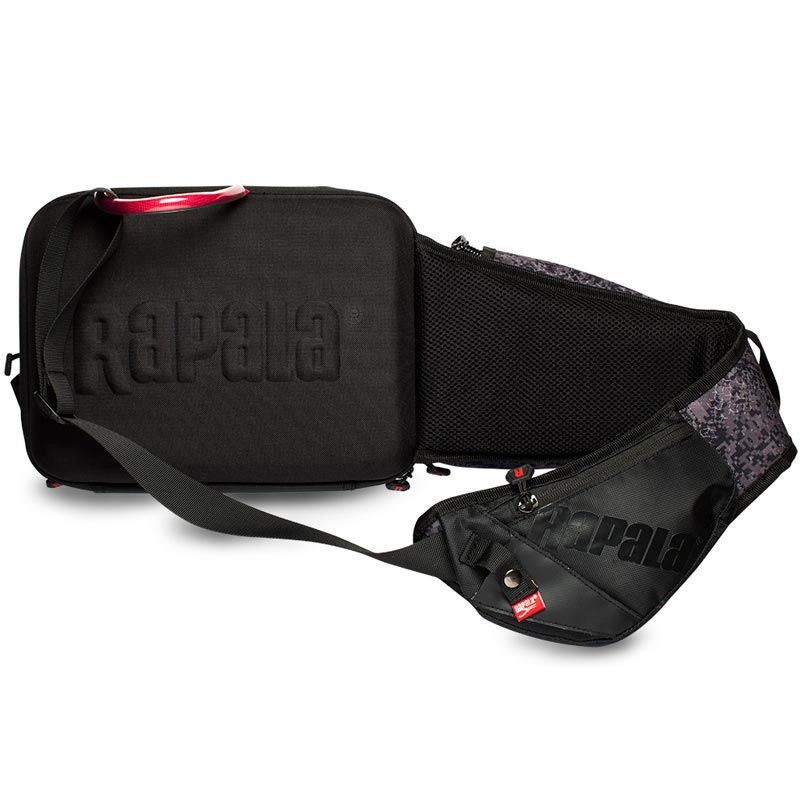 Сумка поясная (рюкзак однолямочный) Rapala Urban Classic Sling Bag, черный