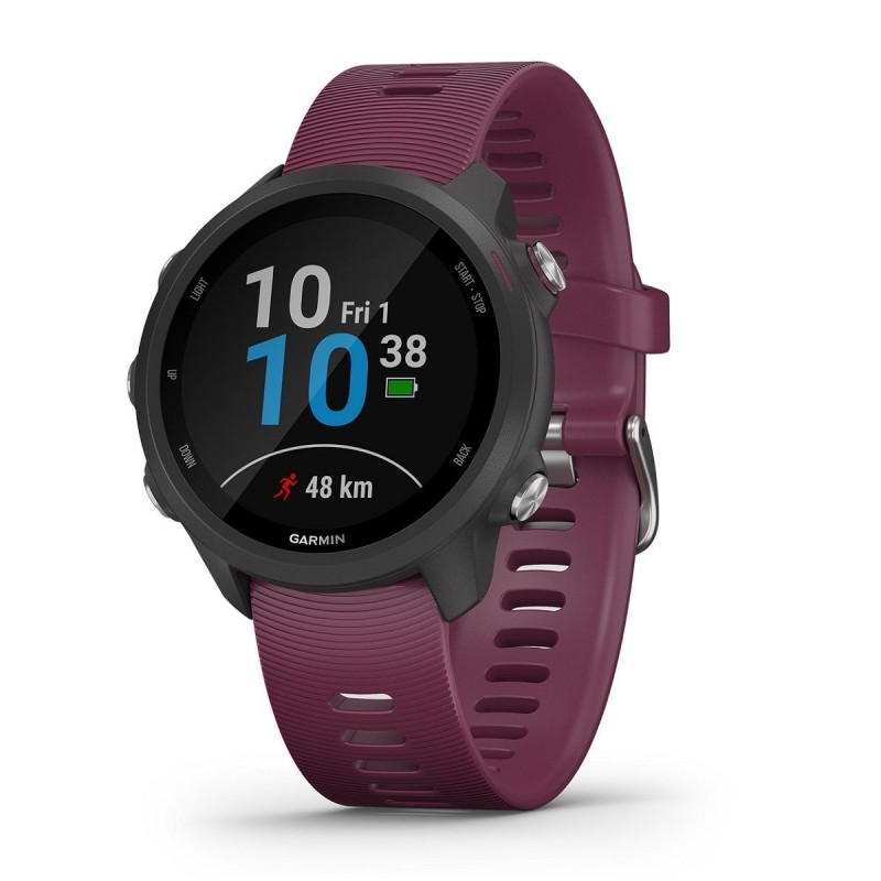 Смарт-часы Garmin Forerunner 245 GPS, черный/бордовый